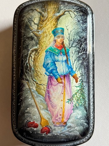 Fedoskino russian lacquer box - fedoskino,